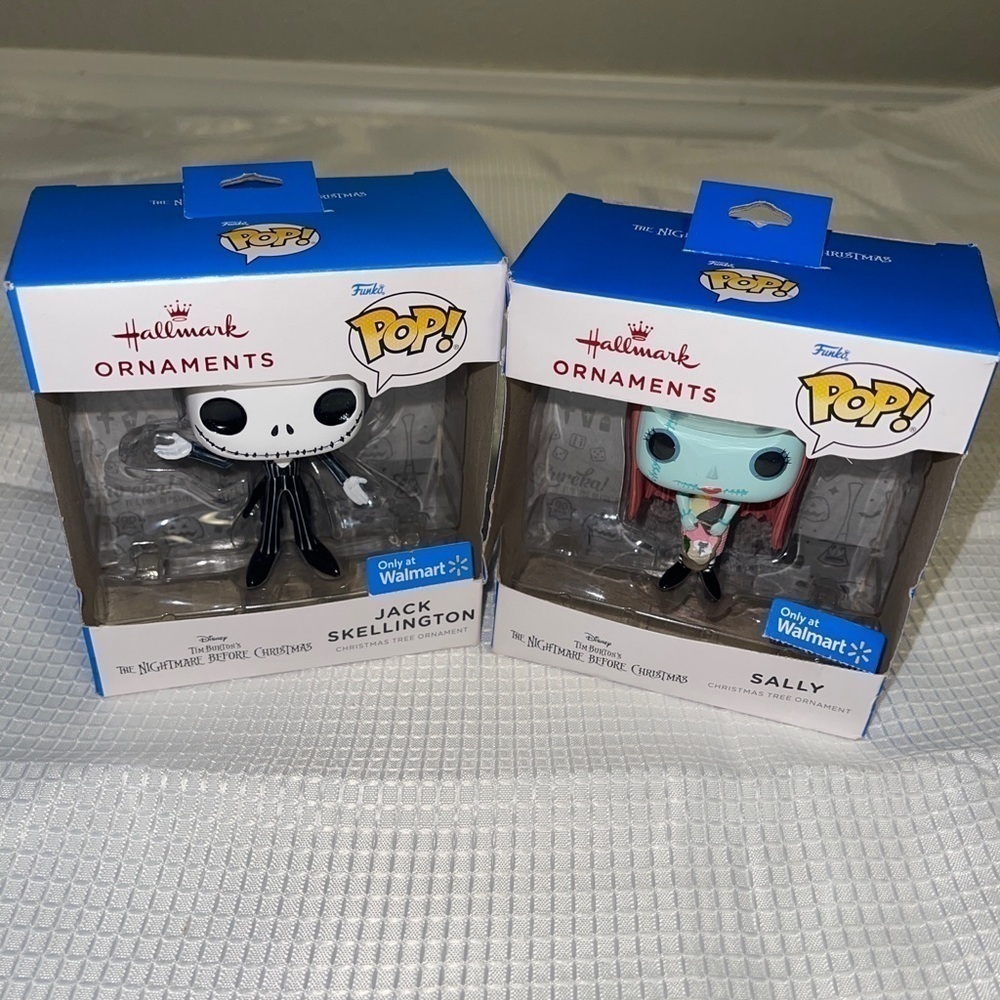 2021 Hallmark Funko POP Nightmare Before Christmas Jack & Sally ornament